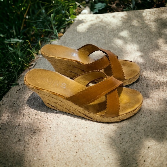 Michael Kors Vintage espadrille suede mules. Gently worn. Super vintage - Picture 1 of 17